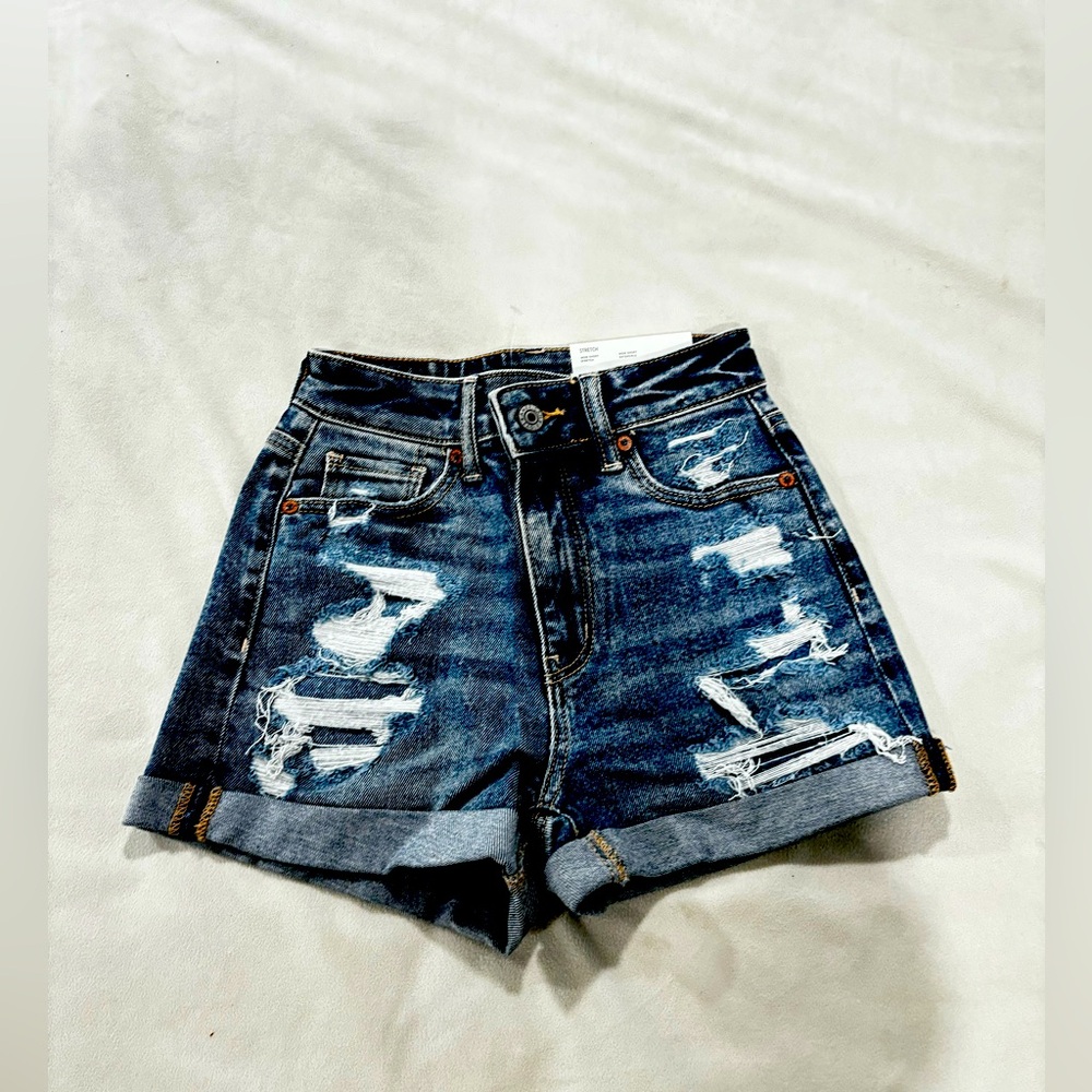 American Eagle outfitters high rise mom shorts size 00 24W